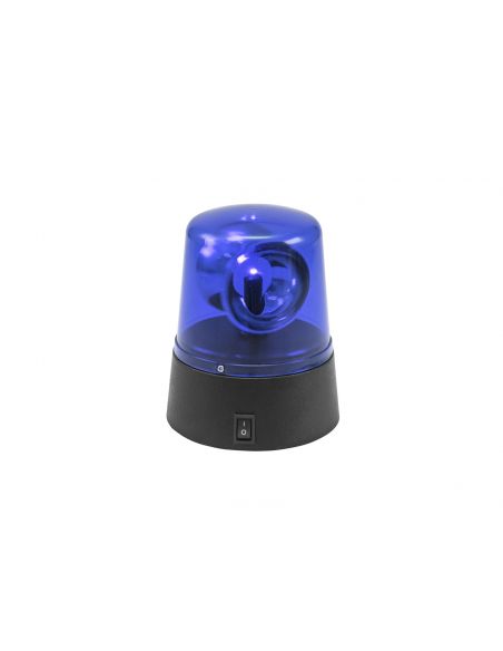 Mini LED besisukantis švyturys Eurolite Mini Police Beacon, mėlynas