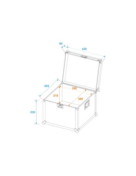 Transport case Roadinger Universal 40x40x30cm