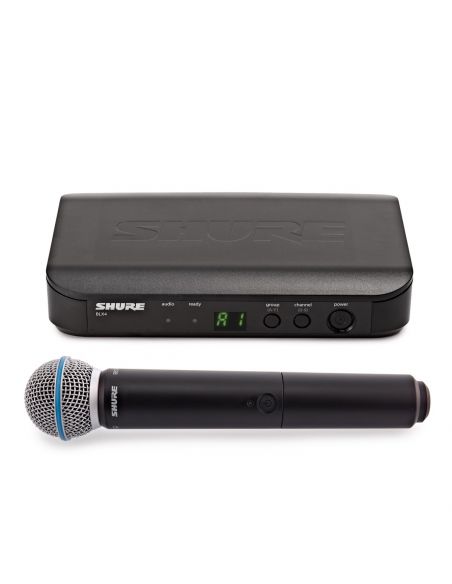 Bevielio mikrofono sistema SHURE BLX24E/B58-K3E