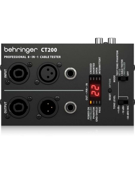 Kabelių testeris Behringer CT200