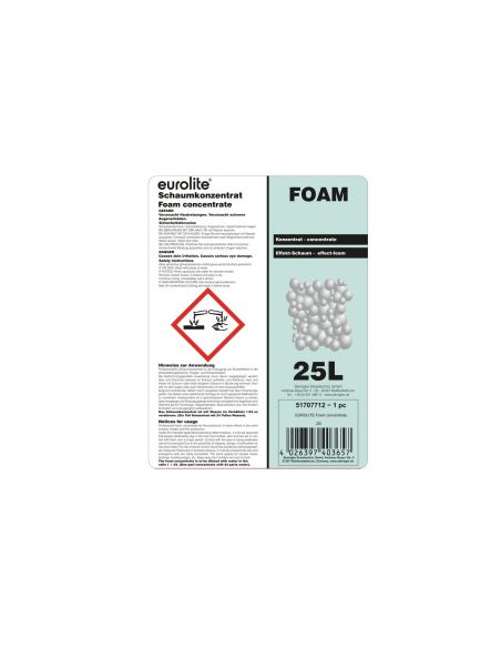 Putų koncentratas Eurolite Foam Concentrate, 25l