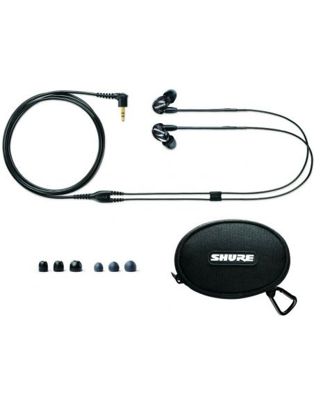 Ausinės in-ear Shure SE215-K-EFS juodos