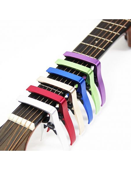 Capo for acoustic/electric guitar Solo S-03 purple