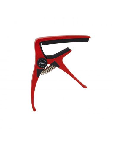 Capo for acoustic/electric guitar Solo S-03 red