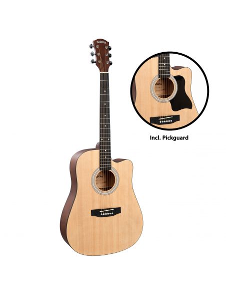 Acoustic guitar Cascha Student Dreadnought CGA110