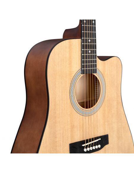 Acoustic guitar Cascha Student Dreadnought CGA110