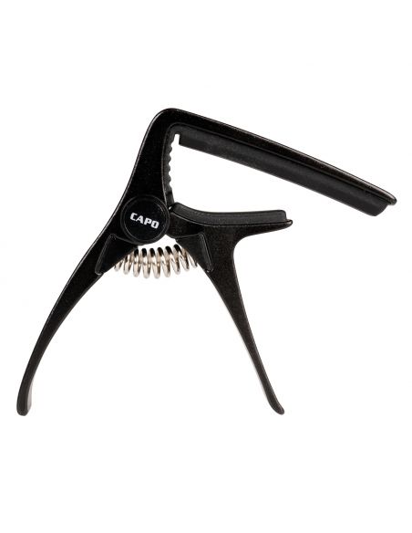 Capo for Acoustic and Electric Guitar Cascha HH 2037 black