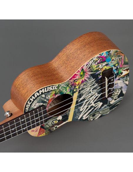 Soprano ukulelė Cascha Art Urban HH 2600