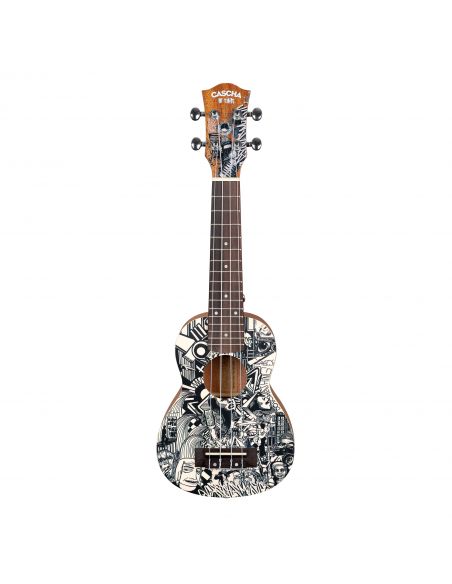 Soprano ukulele Cascha Art Sketch HH 2601