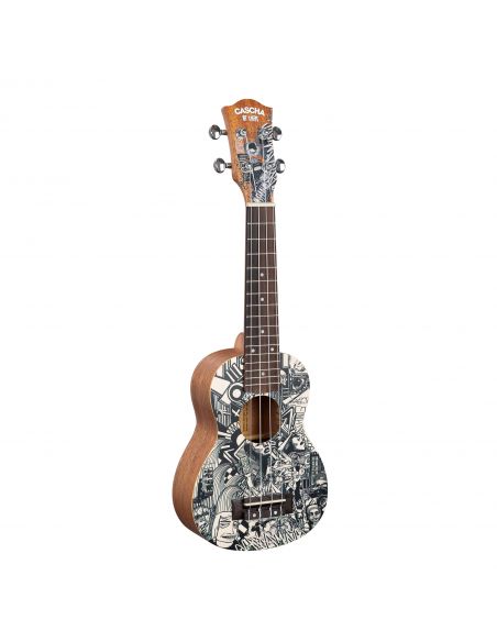 Soprano ukulele Cascha Art Sketch HH 2601