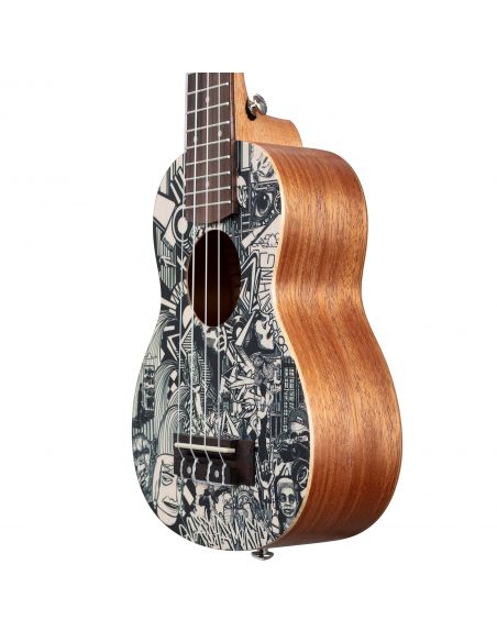 Soprano ukulelė Cascha Art Sketch HH 2601