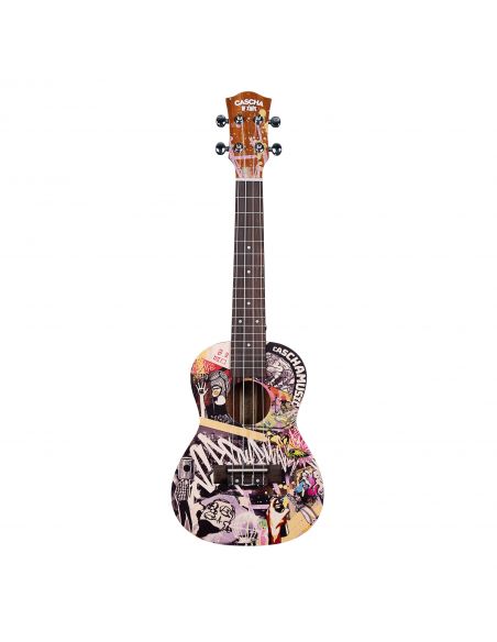 Concert ukulele Cascha Art Urban HH 2604