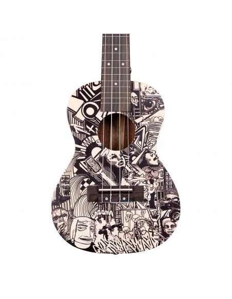 Concert ukulele Cascha Art Sketch HH 2605