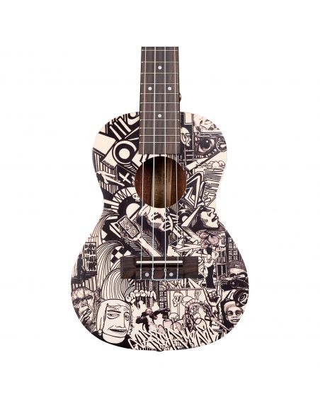 Koncertinė ukulelė Cascha Art Sketch HH 2605