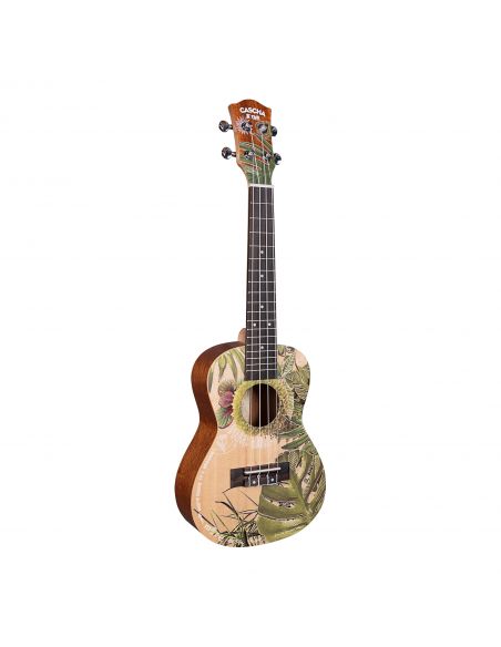 Koncertinė ukulelė Cascha Art Leafy HH 2606