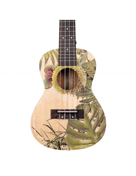 Concert ukulele Cascha Art Leafy HH 2606