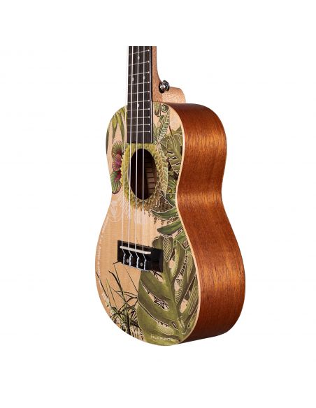 Concert ukulele Cascha Art Leafy HH 2606