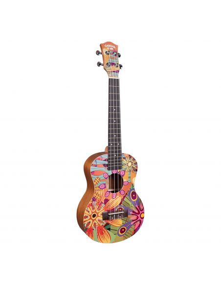 Tenorinė ukulelė Cascha Art Flowers HH 2611