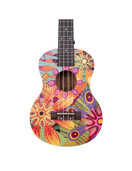 Tenorinė ukulelė Cascha Art Flowers HH 2611