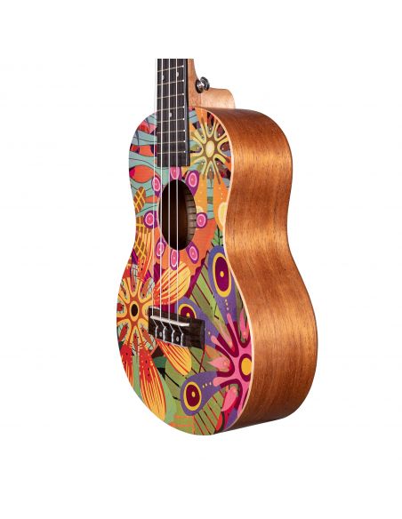 Tenorinė ukulelė Cascha Art Flowers HH 2611