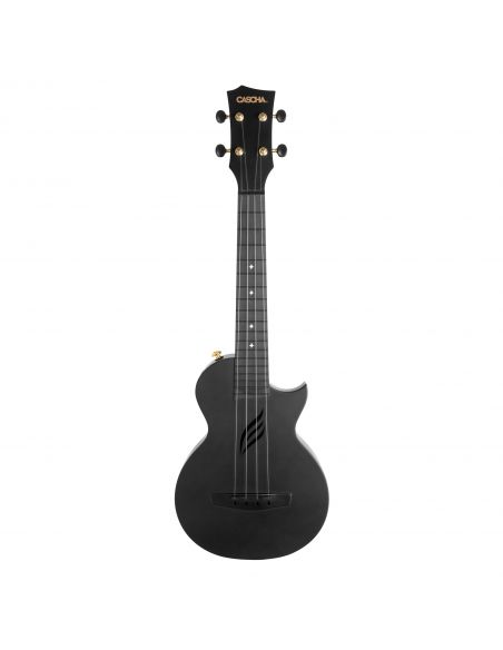 Koncertinės ukulelės komplektas Cascha Carbon Fibre HH 2258 juoda