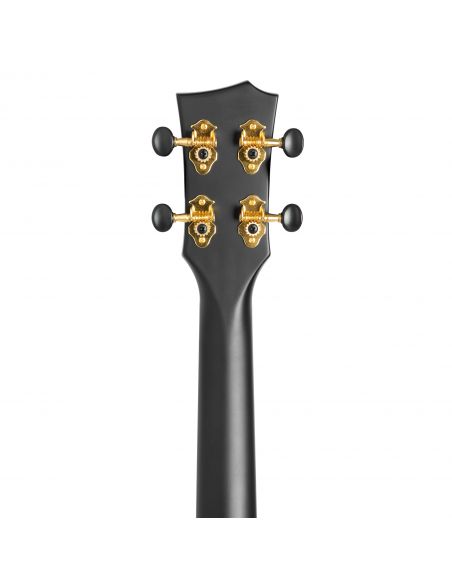 Concert ukulele set Cascha Carbon Fibre HH 2258 black