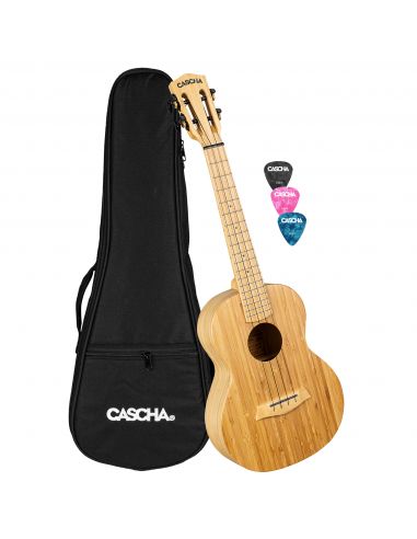 Tenor ukulele Cascha Bamboo Natural HH 2314