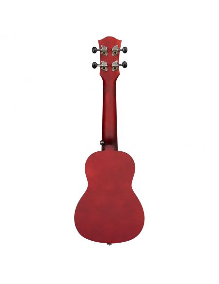 Soprano ukulelė Cascha Linden raudona HH 3961