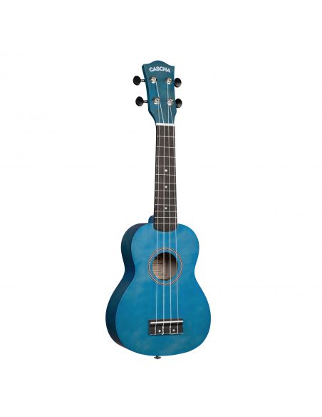 Soprano ukulelė Cascha Linden mėlyna HH 3962