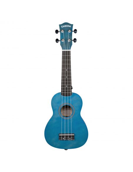 Soprano ukulelė Cascha Linden mėlyna HH 3962