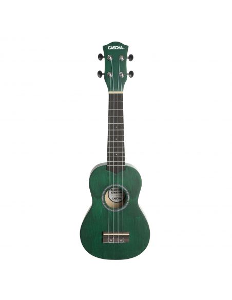 Soprano ukulelė Cascha Linden žalia HH 3963