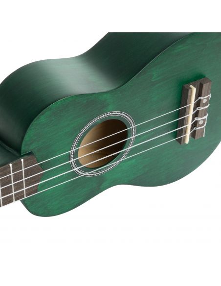 Soprano ukulelė Cascha Linden žalia HH 3963