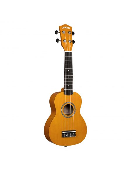 Soprano ukulelė Cascha Linden geltona HH 3964