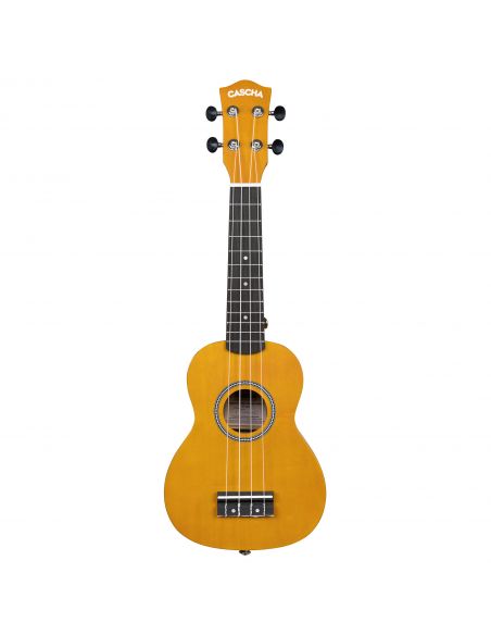 Soprano ukulelė Cascha Linden geltona HH 3964