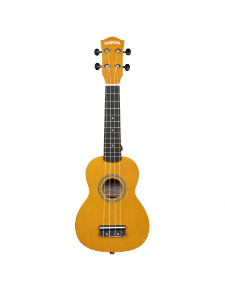 Soprano ukulele Cascha Linden yellow HH 3964