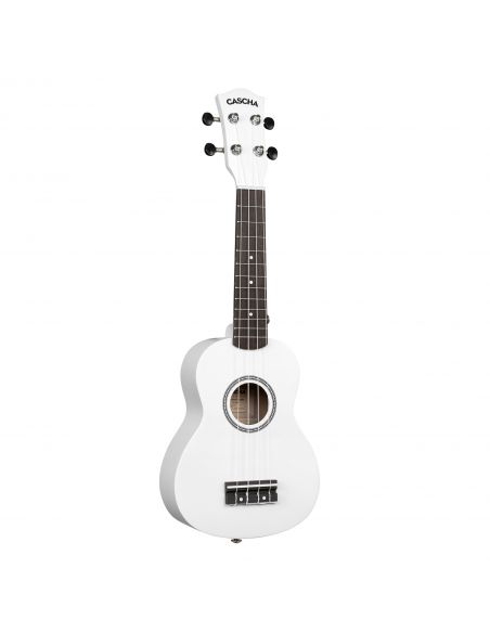 Soprano ukulelė Cascha Linden balta HH 3967