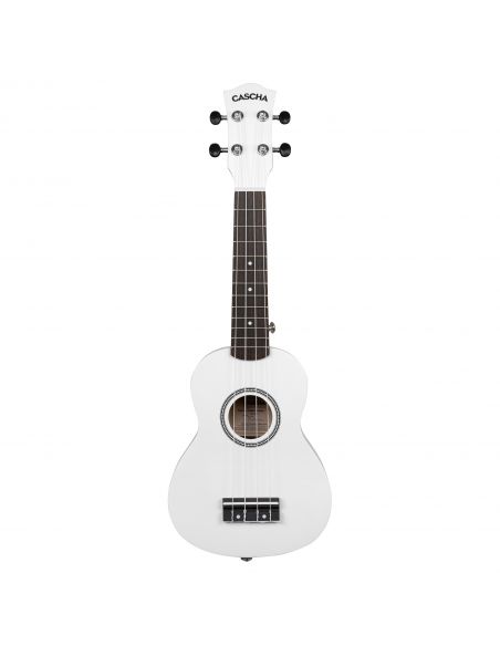 Soprano ukulelė Cascha Linden balta HH 3967