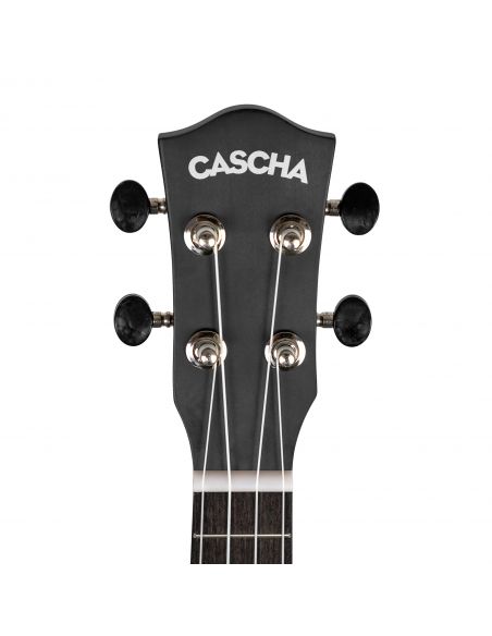 Soprano ukulele Cascha Linden black HH 3960
