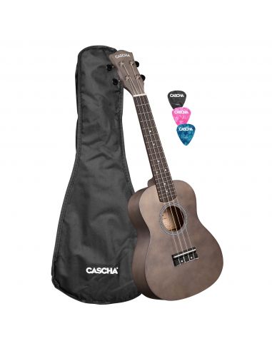 Concert ukulele Cascha Linden black CUC101