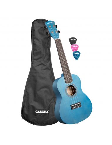 Concert ukulele Cascha Linden blue CUC103