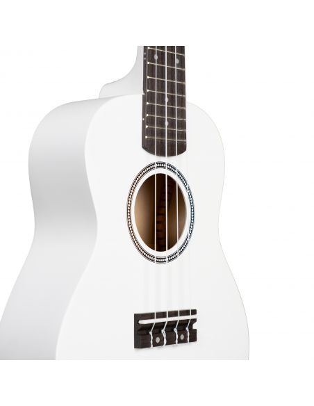 Concert ukulele Cascha Linden white CUC106