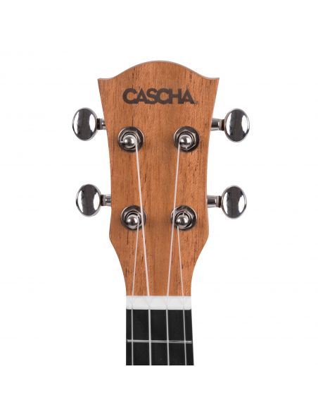 Electroacoustic soprano ukulele Cascha Mahogany HH 2026E