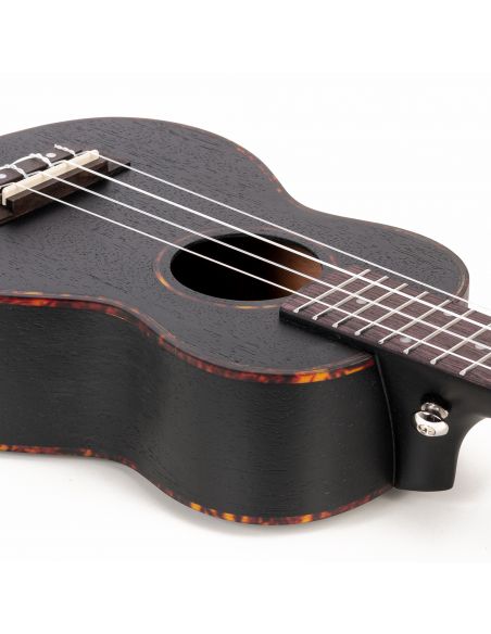 Soprano ukulele Cascha Mahogany black HH 2262