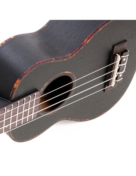 Soprano ukulele Cascha Mahogany black HH 2262
