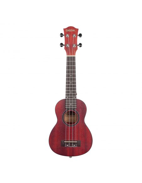 Soprano ukulele Cascha Mahogany red HH 2263