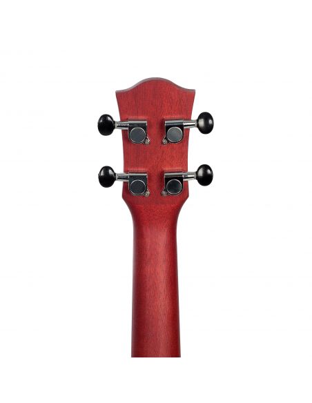 Soprano ukulelė Cascha Mahogany raudona HH 2263