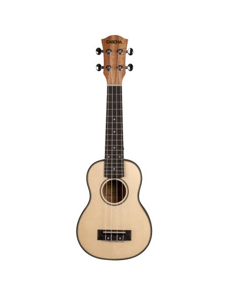 Soprano ukulelė Cascha Spruce Solid Top HH 2148