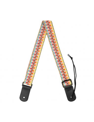 Ukulele strap Cascha Jacquard - Rainbow HH 2200