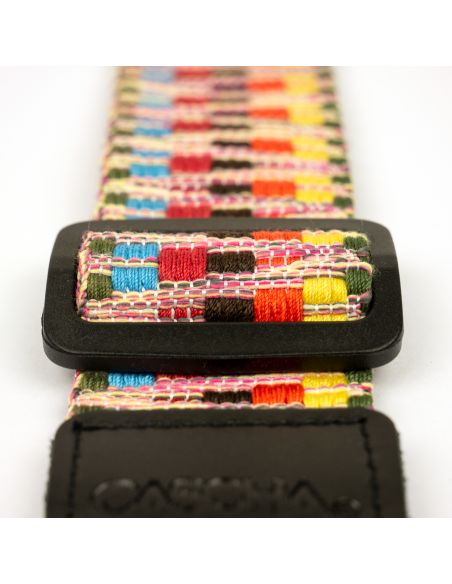 Ukulele strap Cascha Jacquard - Rainbow HH 2200