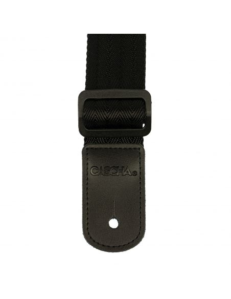 Ukulele strap Cascha Nylon - Black HH 2204